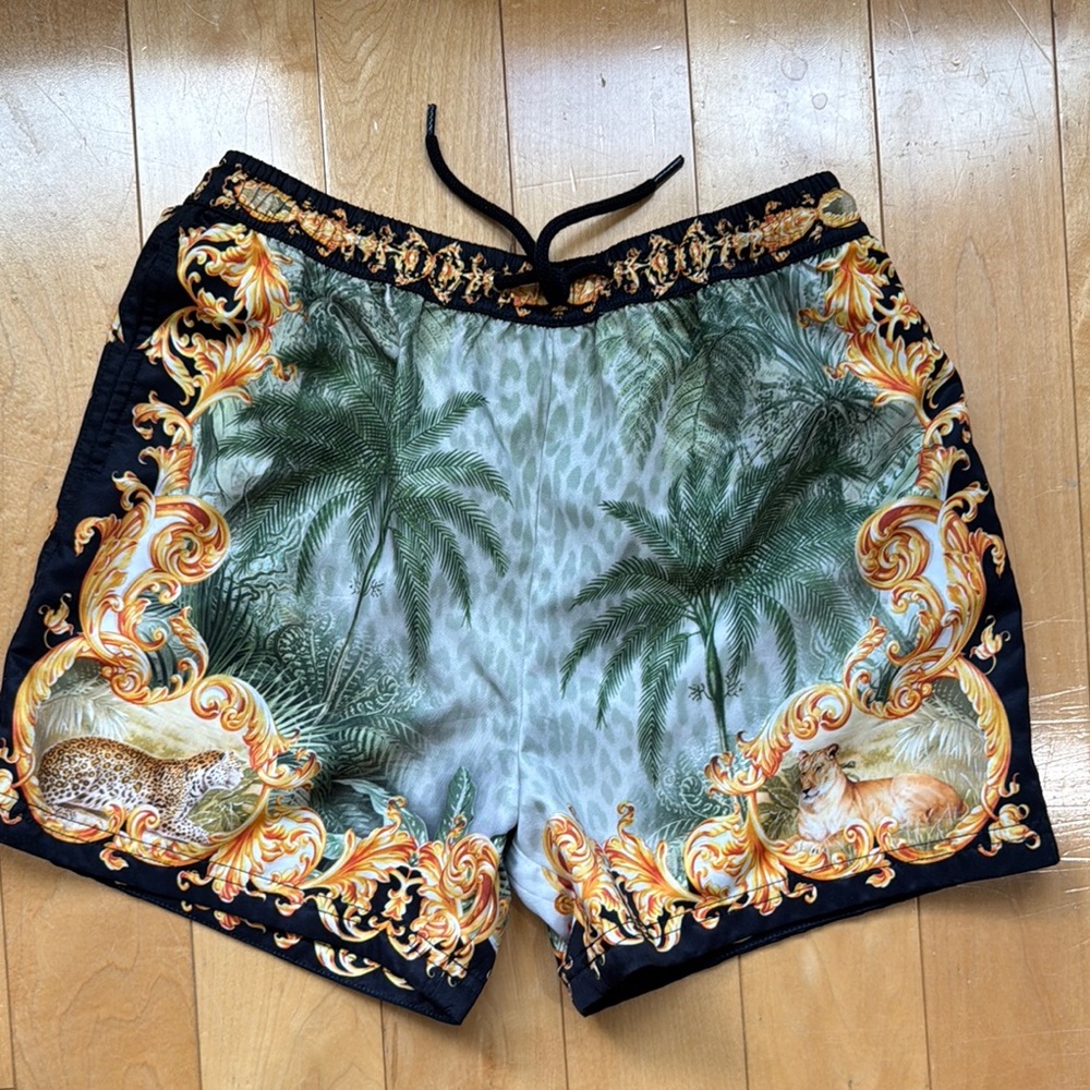 Tropical Print Swim Shorts